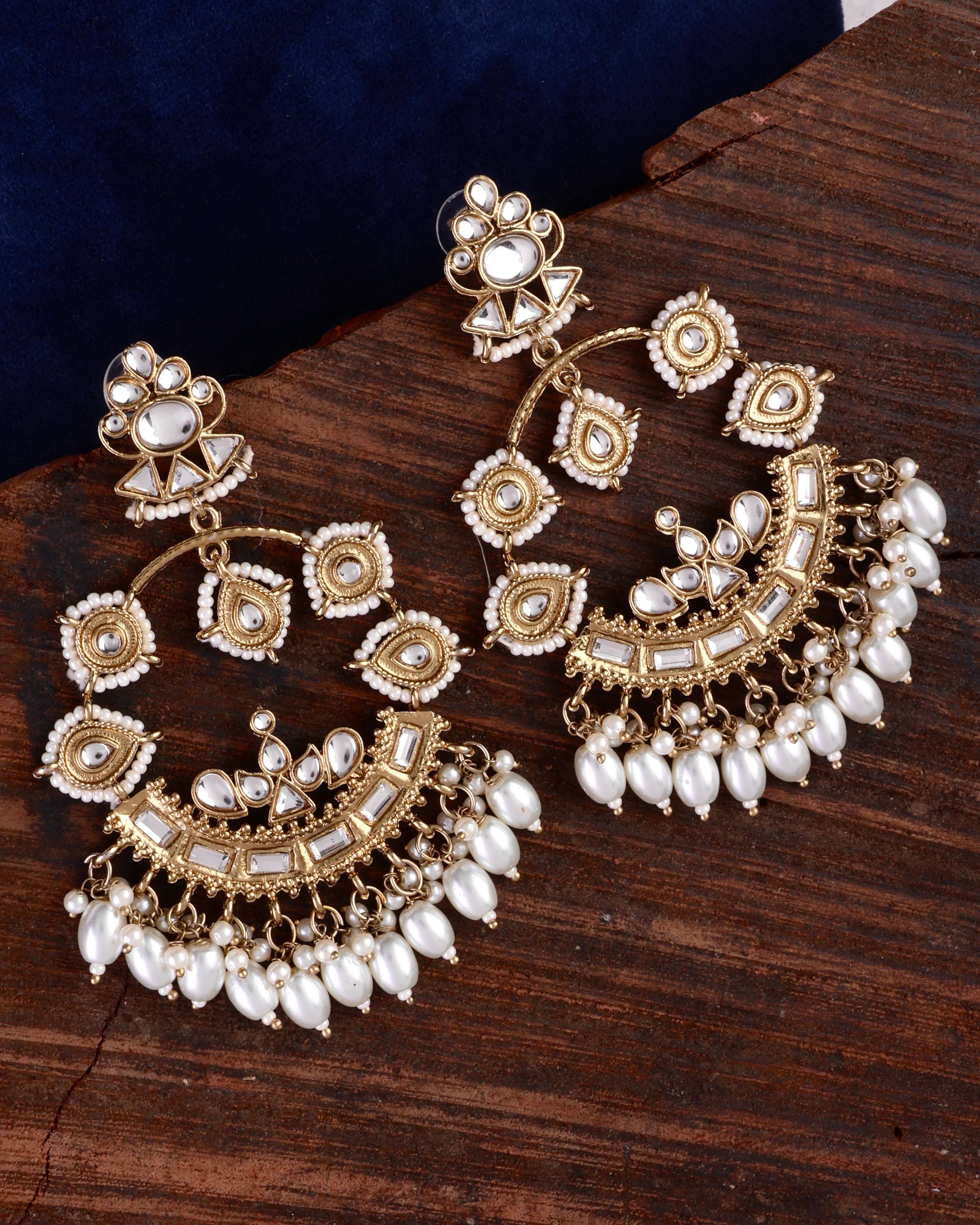 Rangita Designer Premium Chandbali Earring - Image 8