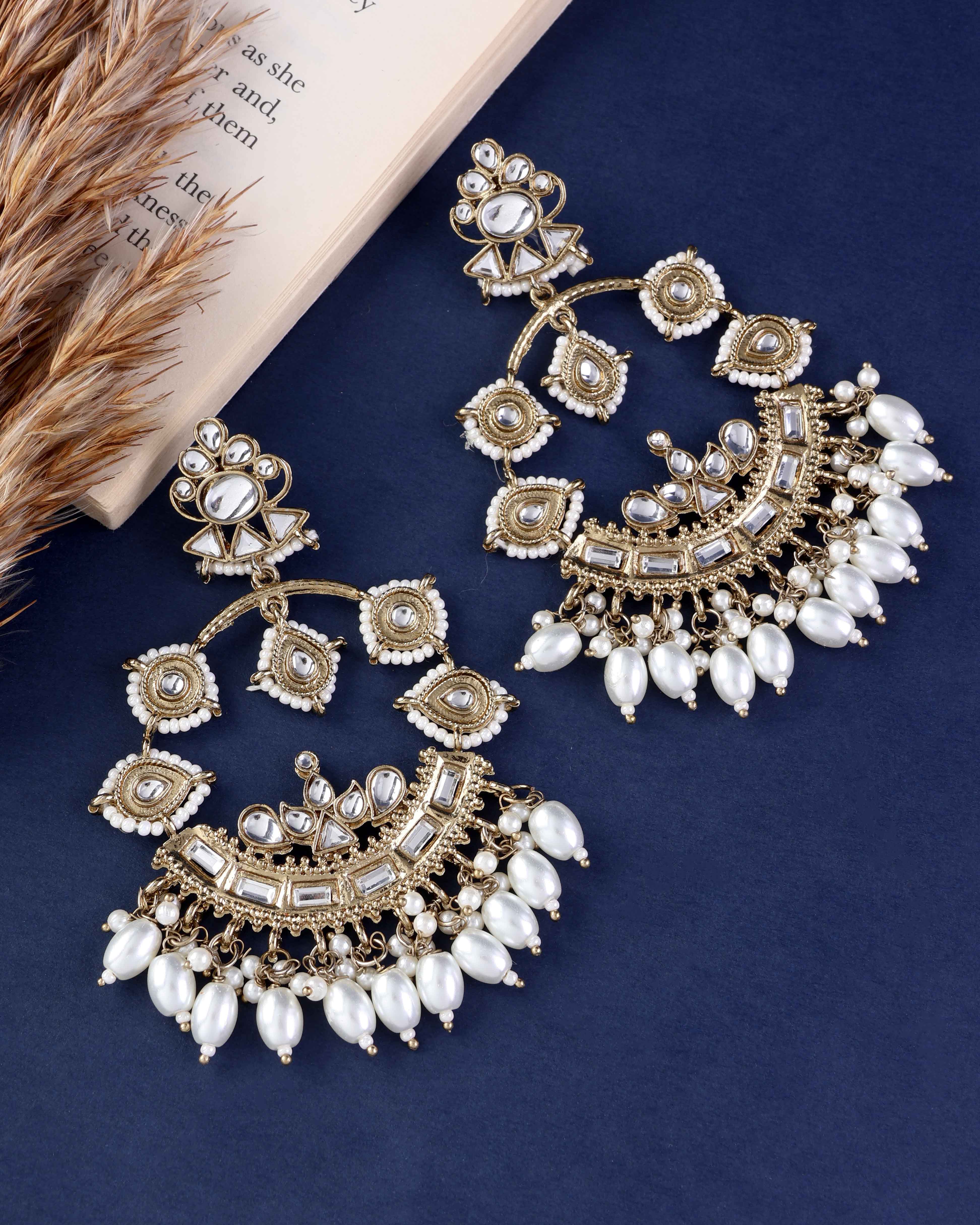 Rangita Designer Premium Chandbali Earring - Image 9