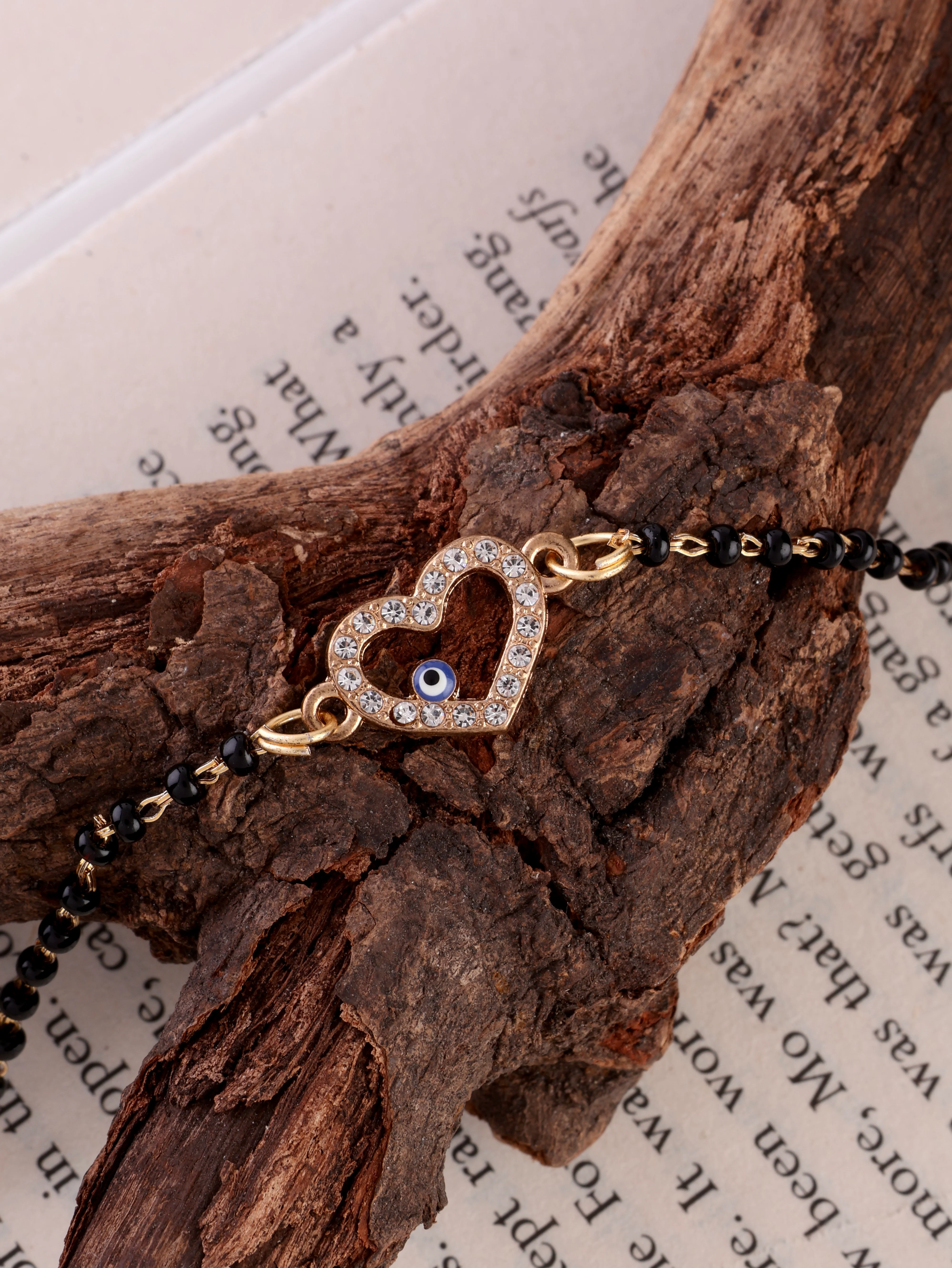 Raudrik Bhaiya Bhabhi Rakhi Mangalsutra with Tilak Set and Card - Image 4