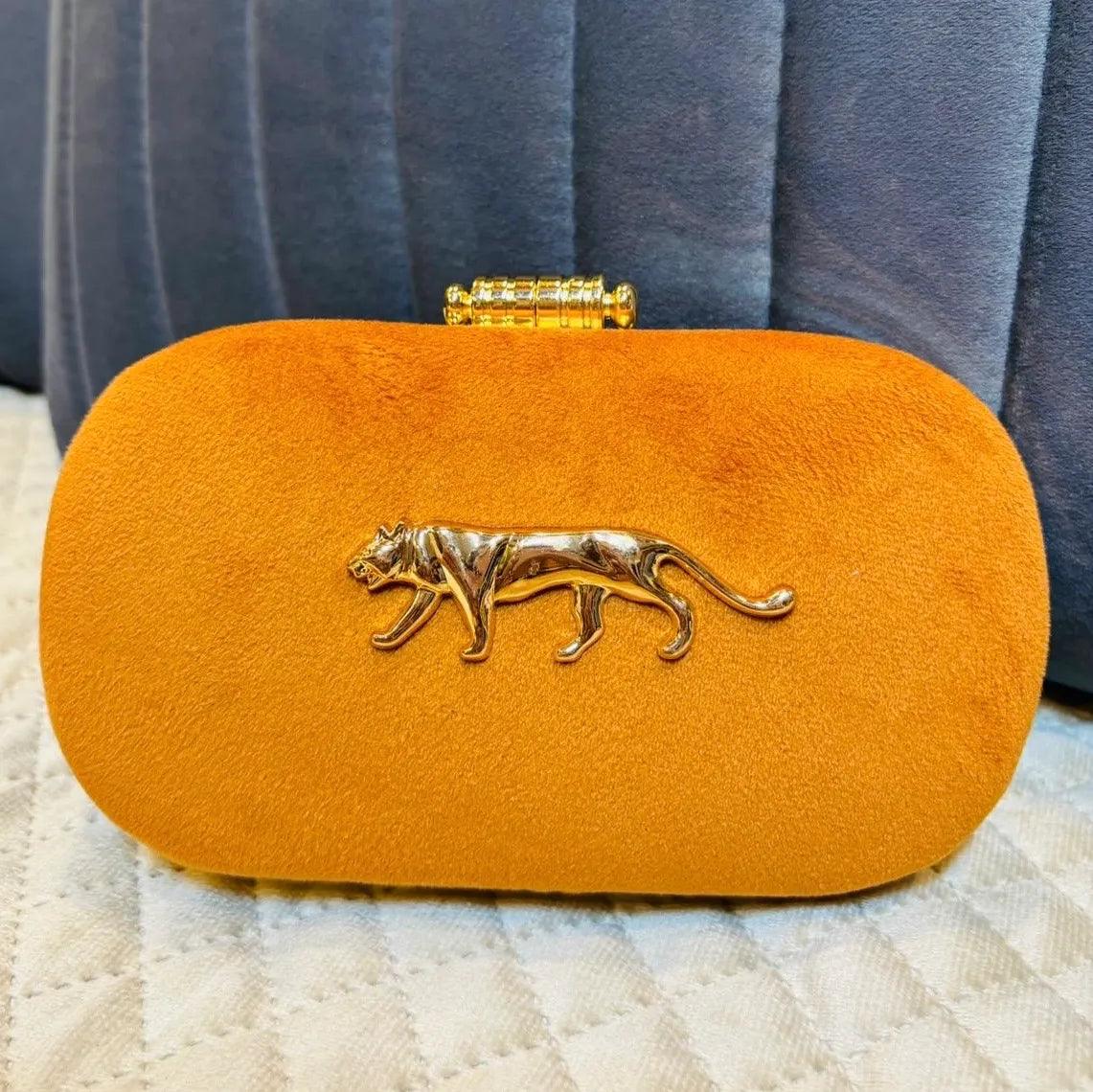 Rust Sabya Inspired Clutch Sling - Image 3