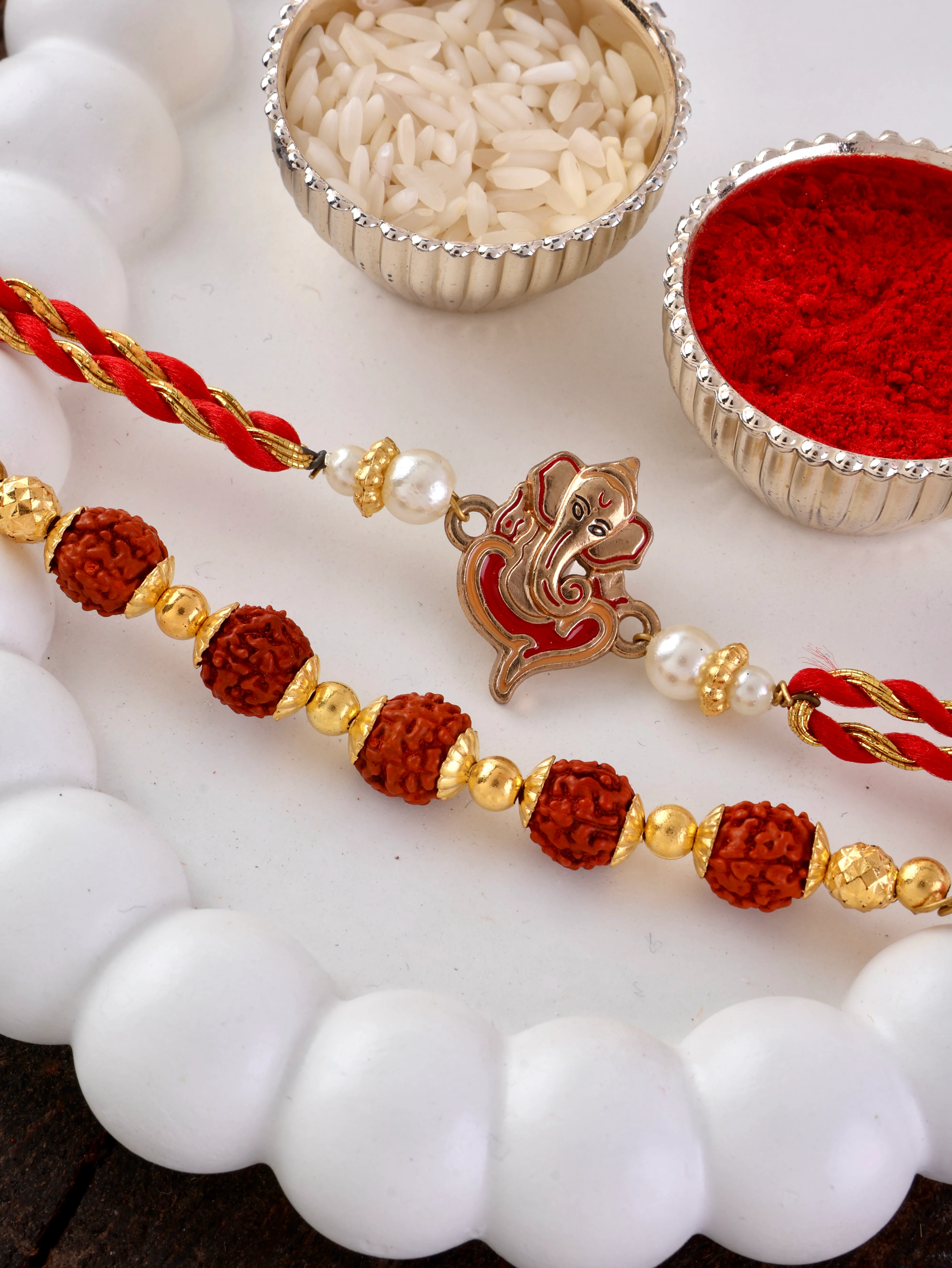 Ganpati - Shivansh Rakhi for Brother | Tilak Set Included - Image 5