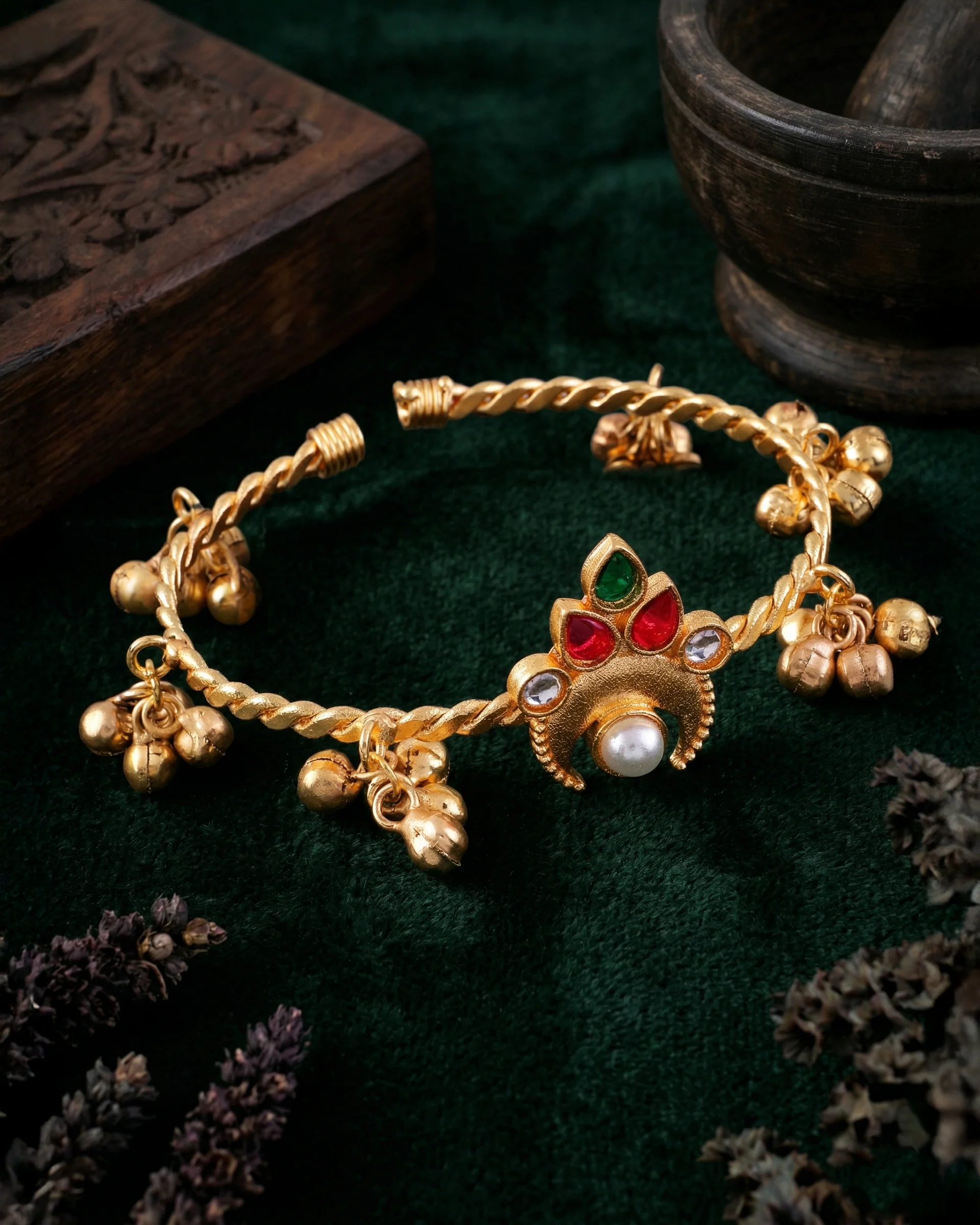 Shivik Ghunghroo Bangle - Openable - Image 3