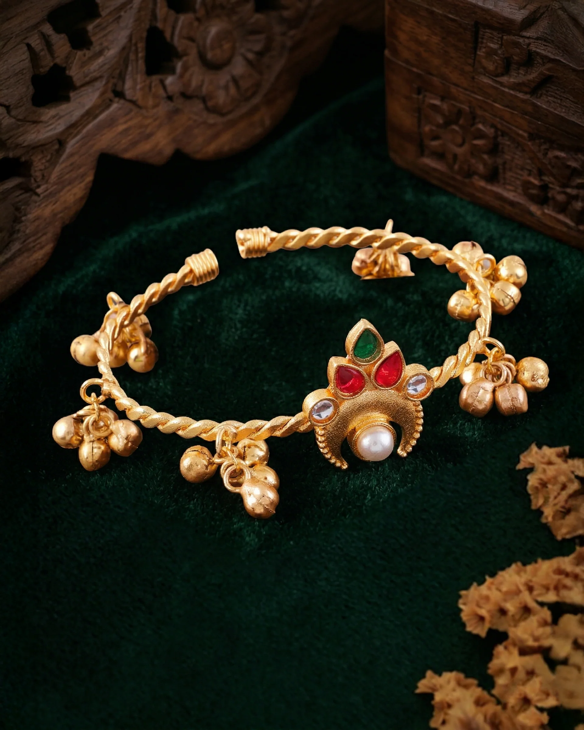 Shivik Ghunghroo Bangle - Openable - Image 4