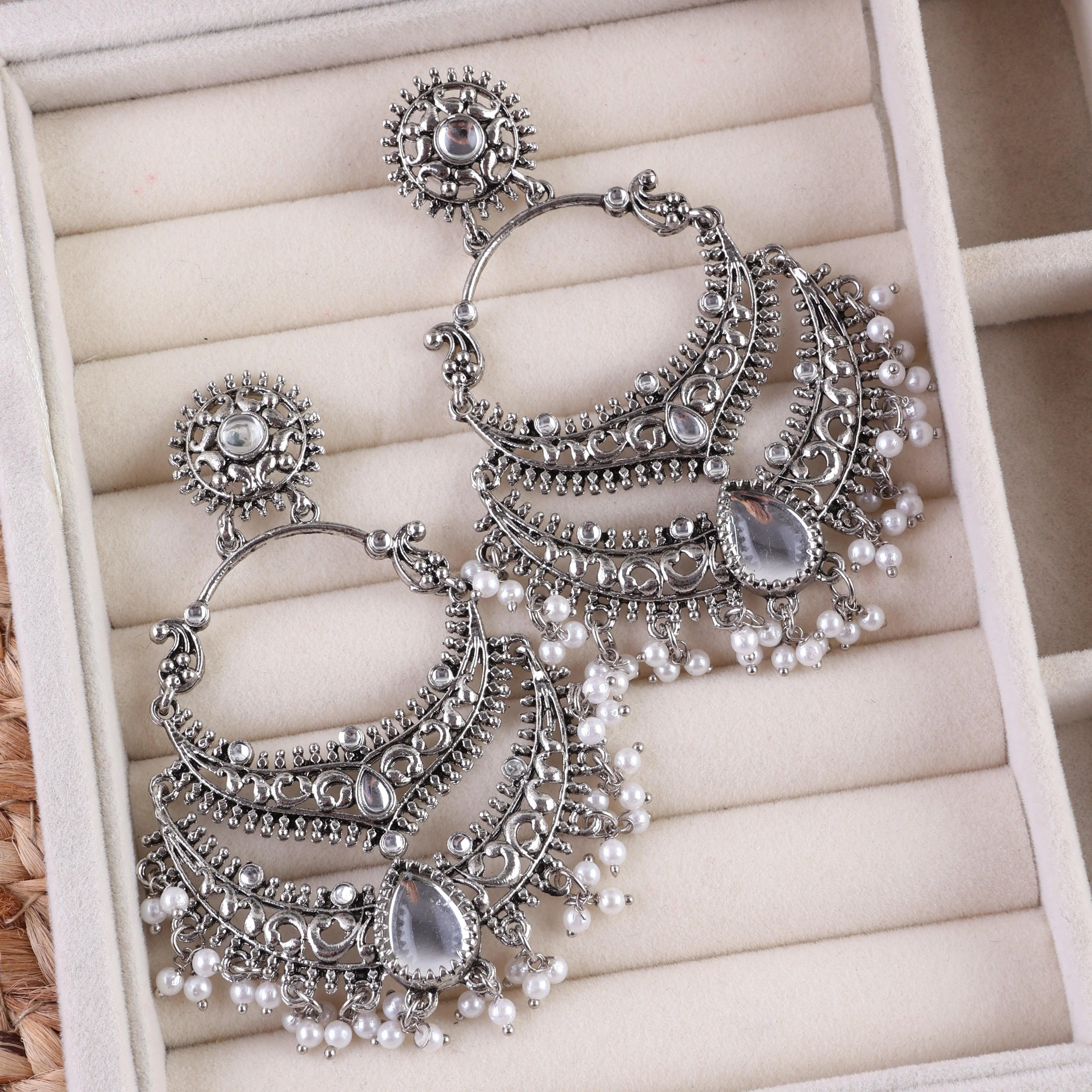 Silver Vahini Boho Earring - Image 4
