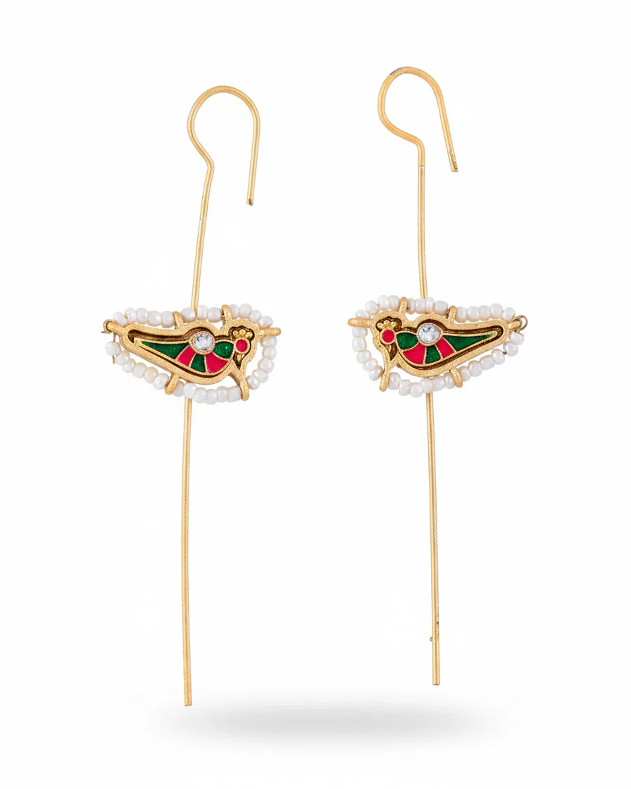 Tavir Designer Ear-cuff Earring - Image 3