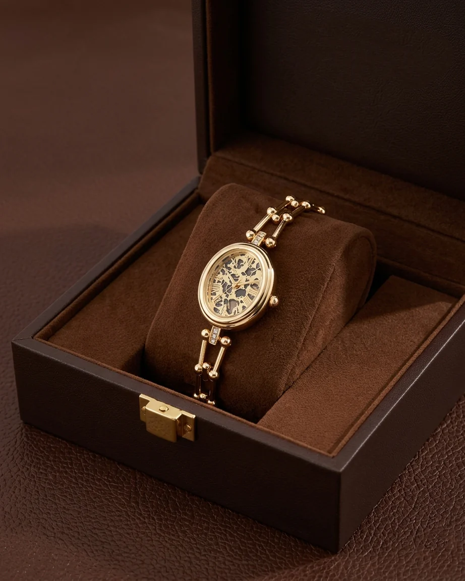Theo Quartz Wrist Watch - Gold - Image 4