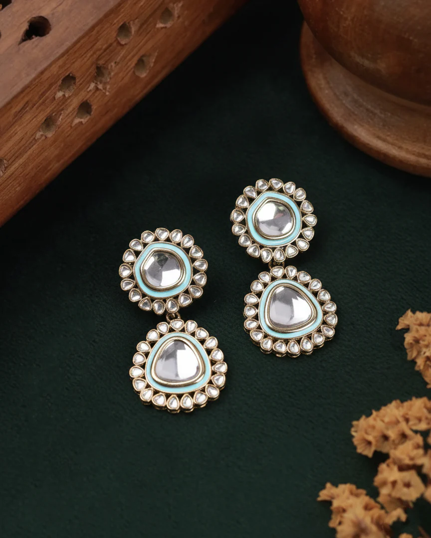 Turquoise Neeraj Earring - Image 4