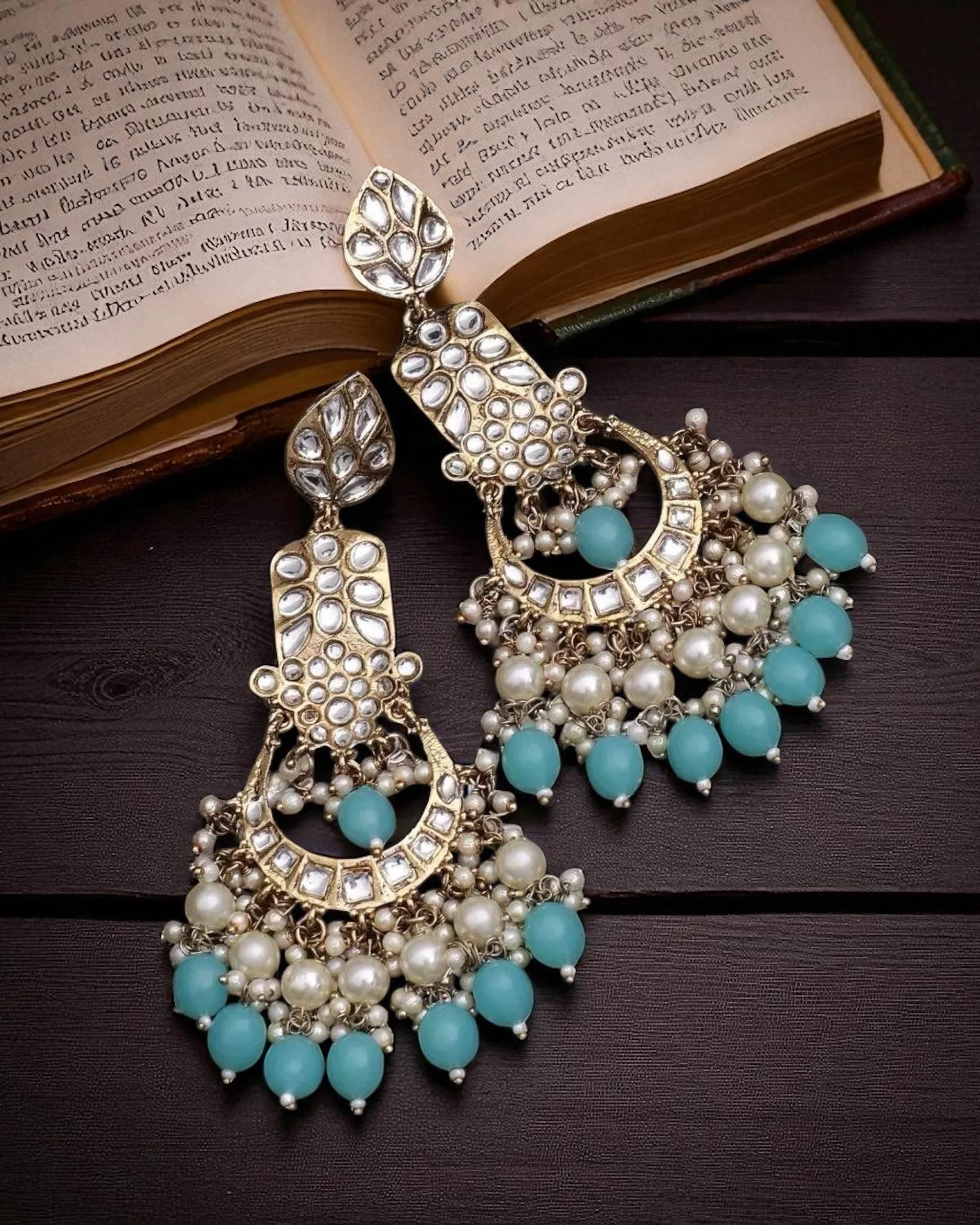 Turquoise Ravleen Earring - Image 2