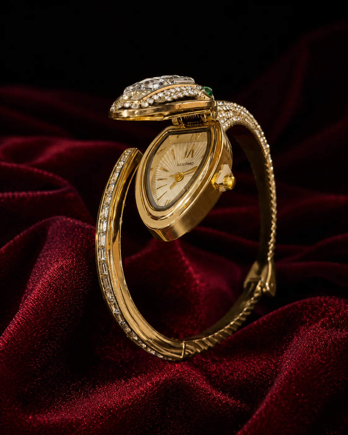 Valencia Serpenti Quartz Wrist Watch - Gold - Image 3