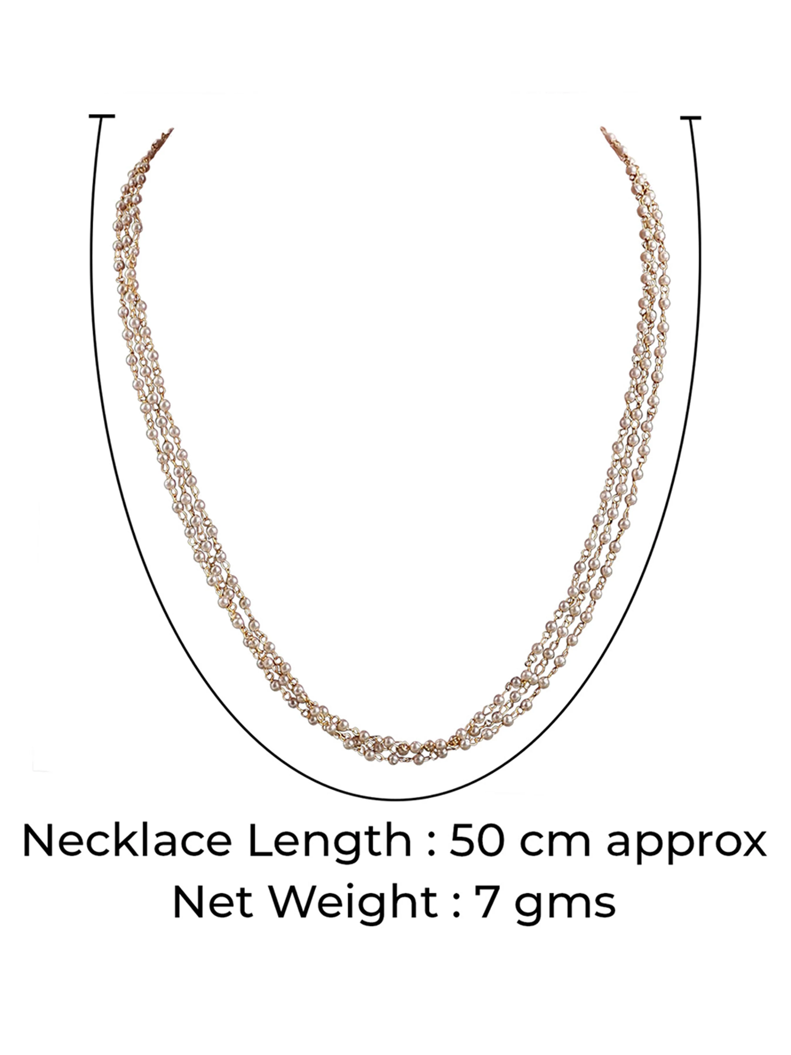 Virushi Pearl Long NeckPeice - Image 5